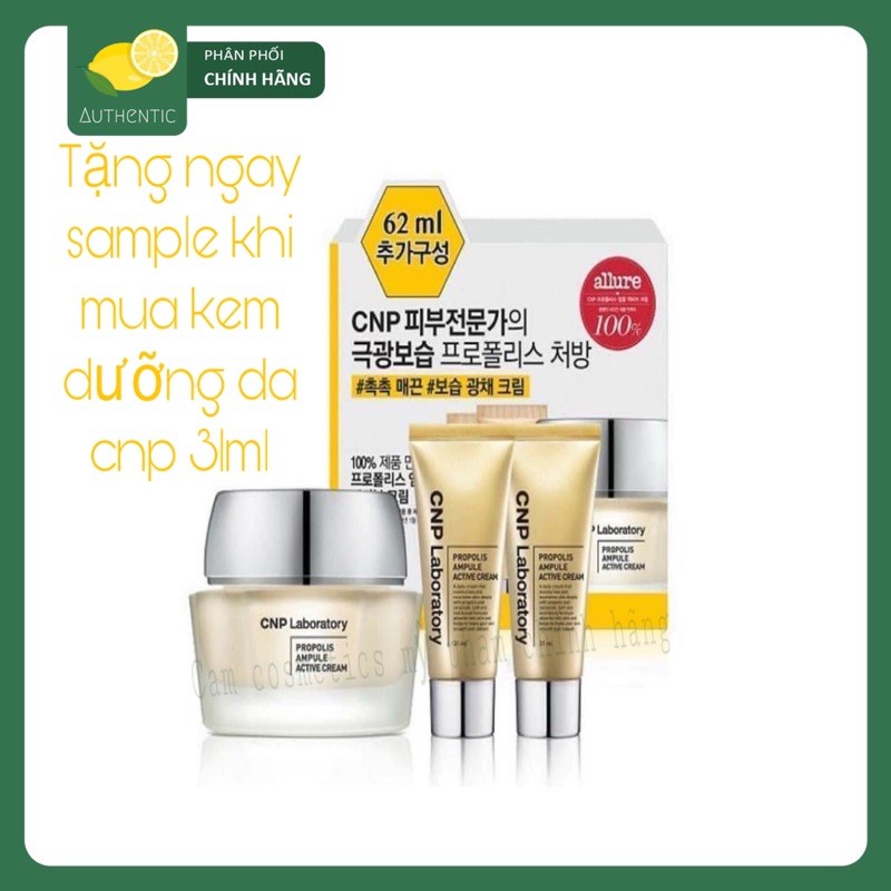 Kem dưỡng keo ong tái tạo,phục hồi da CNP Laboratory Propolis Active Cream 31ml