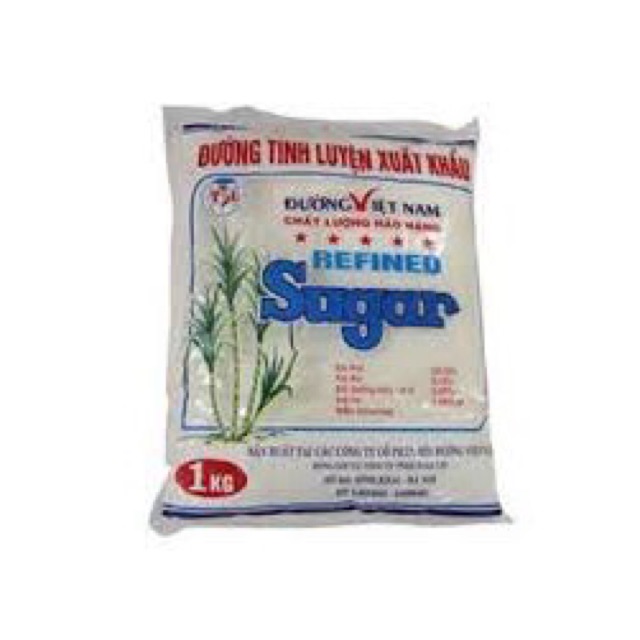 ĐƯỜNG TRẮNG + VÀNG XUẤT KHẨU 1kg