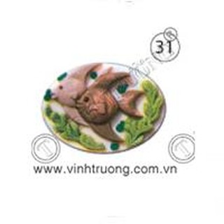 Khuôn rau câu 20cm mẫu 31