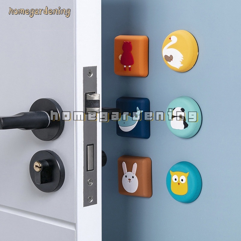Miếng đệm cao su mềm bọc tay nắm cửa thiết kế giữ an toàn cho bé