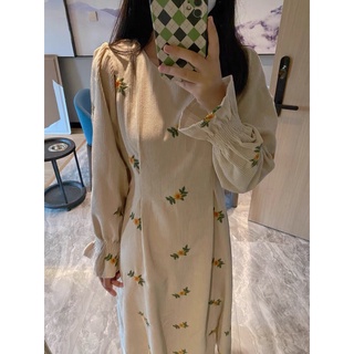 Váy thu đông phong cách Hàn Quốc
