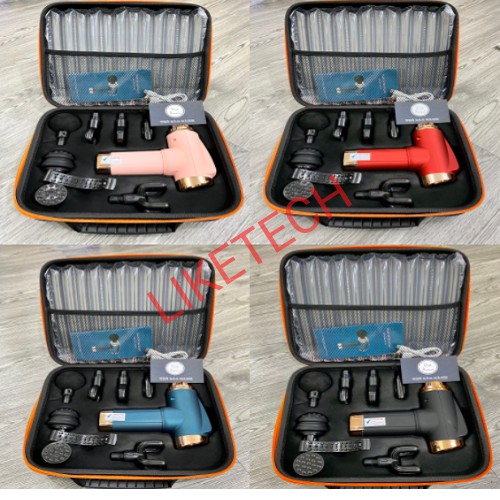 Máy massage cầm tay cao cấp FASCIAL GUN LIKETECH 8 đầu mát xa Áp dụng công nghệ mới nhất Thế Giới 2022