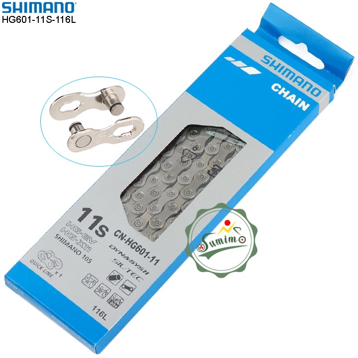 Sên xe đạp - Xích SHIMANO CS-HG601-116L 11 Speed - Full box chính hãng