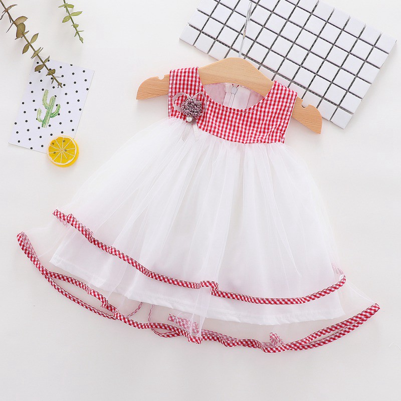 Đầm xòe công chúa dễ thương cho bé gái