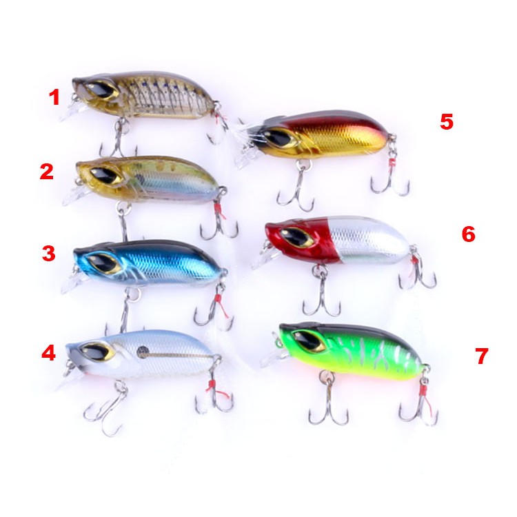 Mồi câu lure 3D siêu đẹp - mồi câu cá lóc 8g/5.5cm