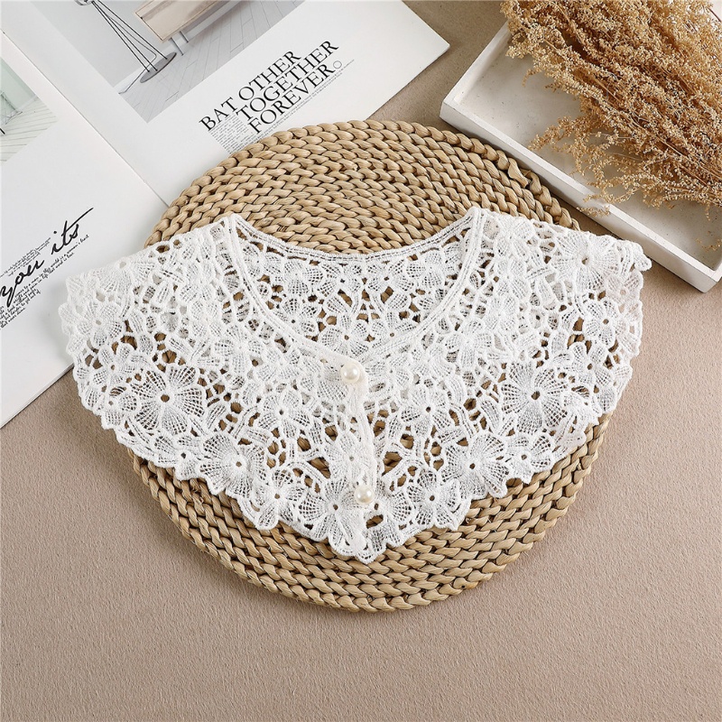 Cổ Áo Rời Cổ Tròn Chất Liệu Cotton Thời Trang Cho Nữ