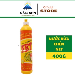 Nước rửa chén Net Đậm Đặc chiết xuất chanh tươi chai 400g