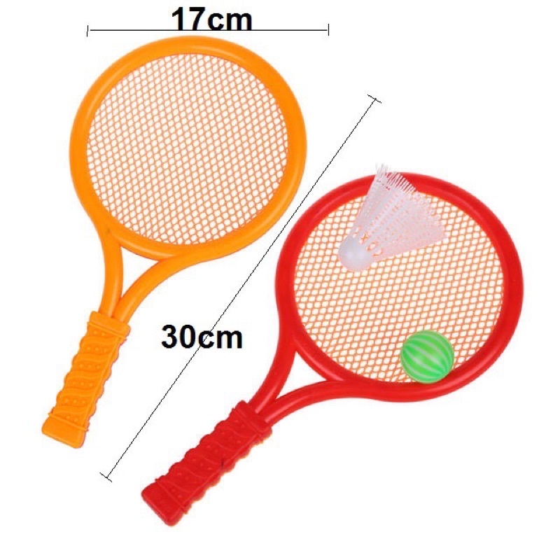 Đồ chơi Vợt Cầu lông kiêm Vợt Tennis bằng Nhựa cho Trẻ em - Giúp bé vận động và vui chơi