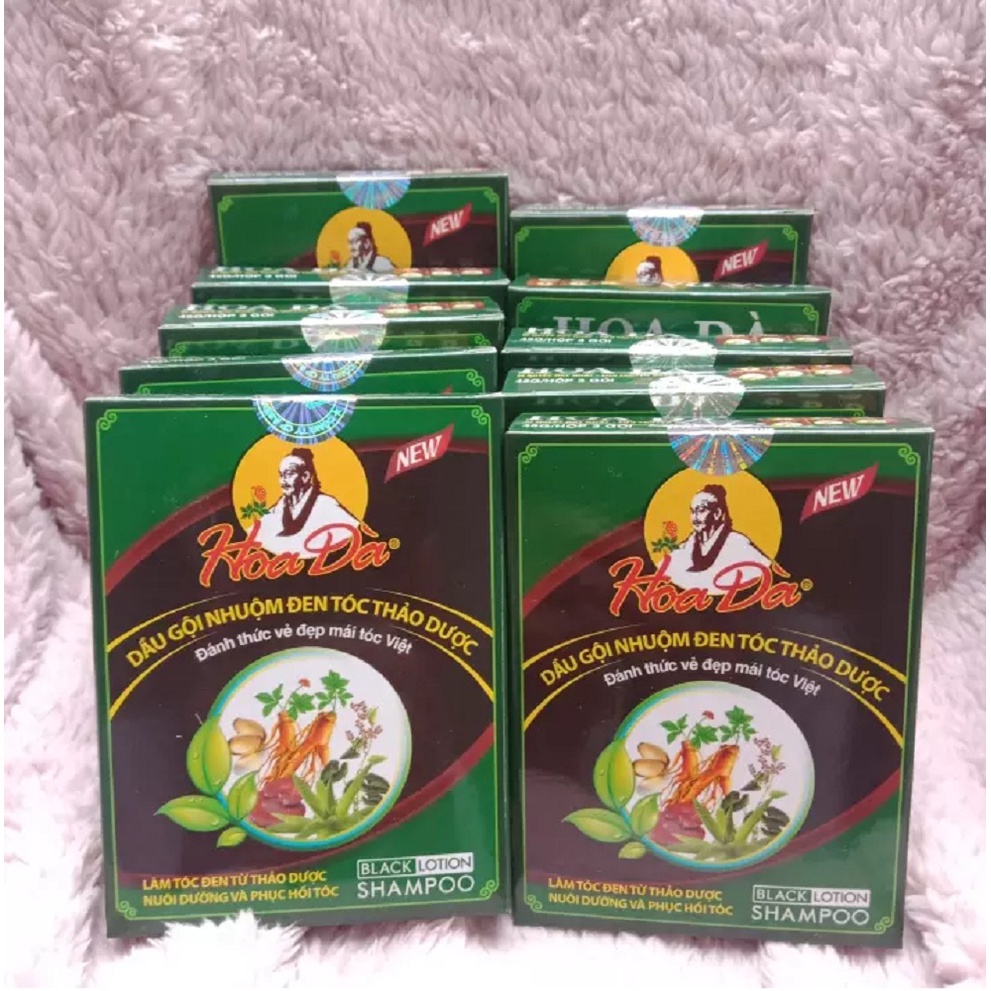 Dầu gội đen tóc thảo dược Hoa Đà  - Gội là đen
