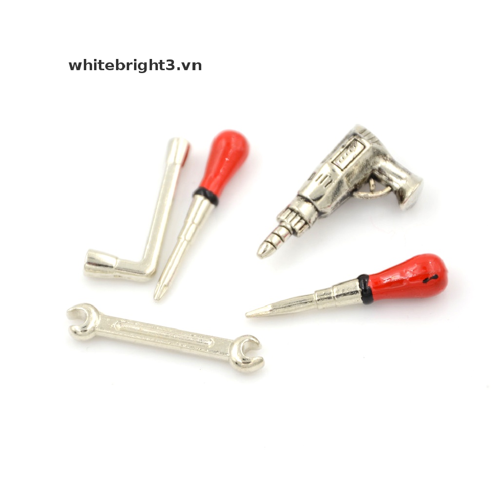 Set 5 Dụng Cụ Đồ Chơi Bằng Kim Loại 1: 12 Trang Trí Nhà Búp Bê