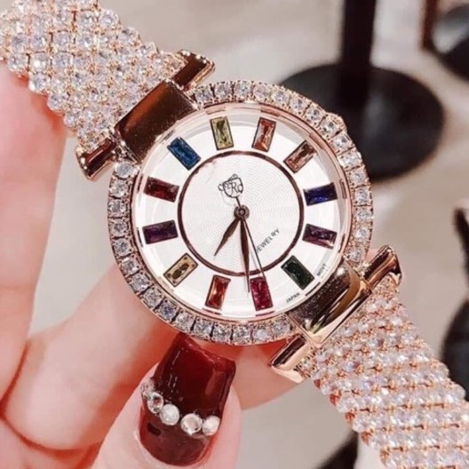 [Mã FAMARAL2 giảm 10K đơn 50K]❤️ĐỒNG HỒ NỮ❤️🔥DÂY KIM LOẠI ROY ĐÍNH VIỀN ĐÁ SIÊU CẤP