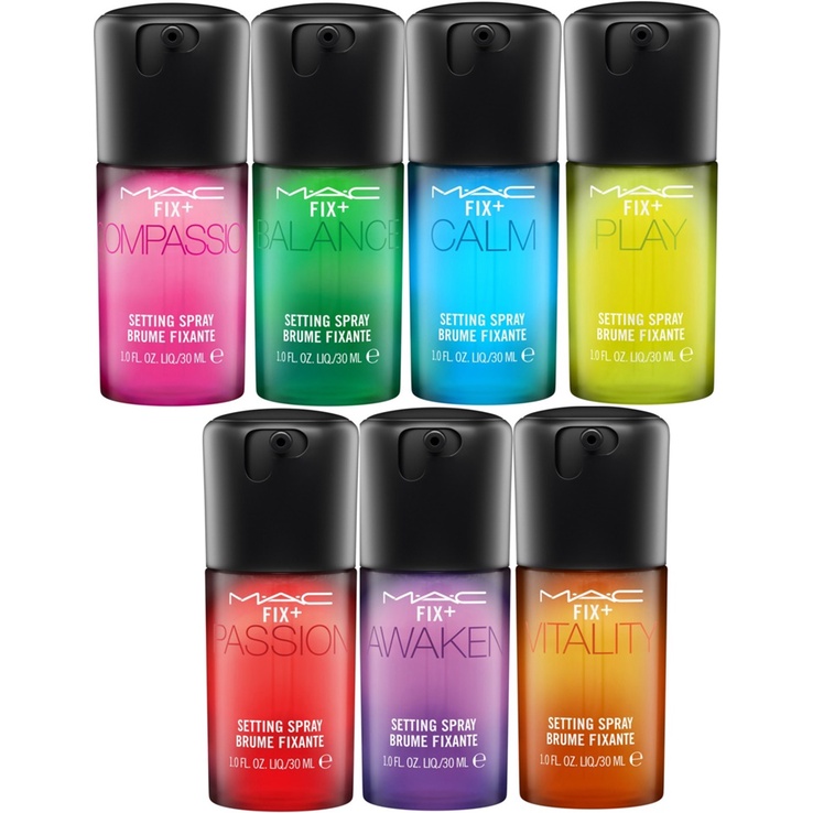 Tách set xịt khoáng khóa nền MAC COSMETICS Prep + Prime Fix+ Shiny Pretty Things Party Pack Travel Size