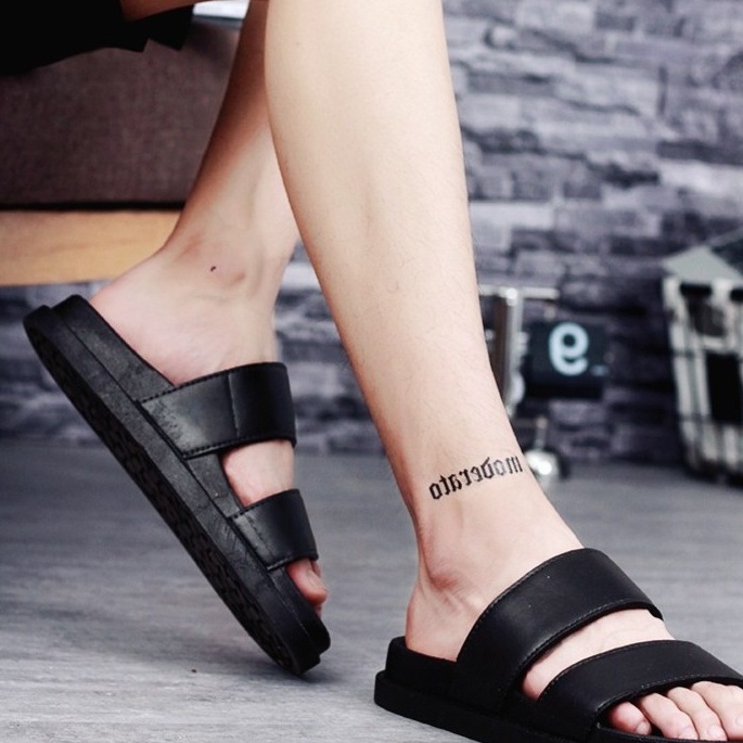 Dép lê nam nữ quai ngang ulzzang siêu hot, Sandal 2 quai cá tính loại 1 đi trong nhà, đi chơi êm chân thoáng mát DG2