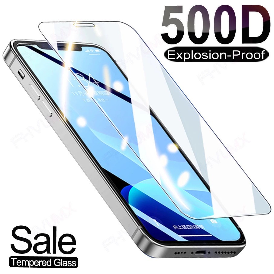 Kính Cường lực 2.5D Chất Lượng Cao Cho IPhone 13 14 12 Mini 11 Pro XS Max XR X 8 7 6 6S 5 Plus SE 2020