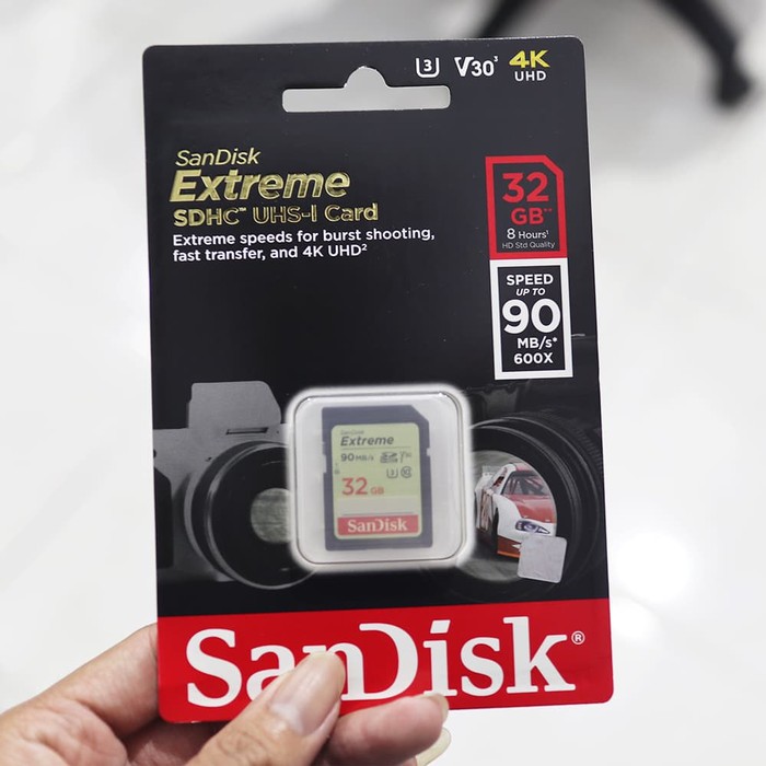 Thẻ Nhớ Sandisk Extreme 32gb 90mb / S Sd