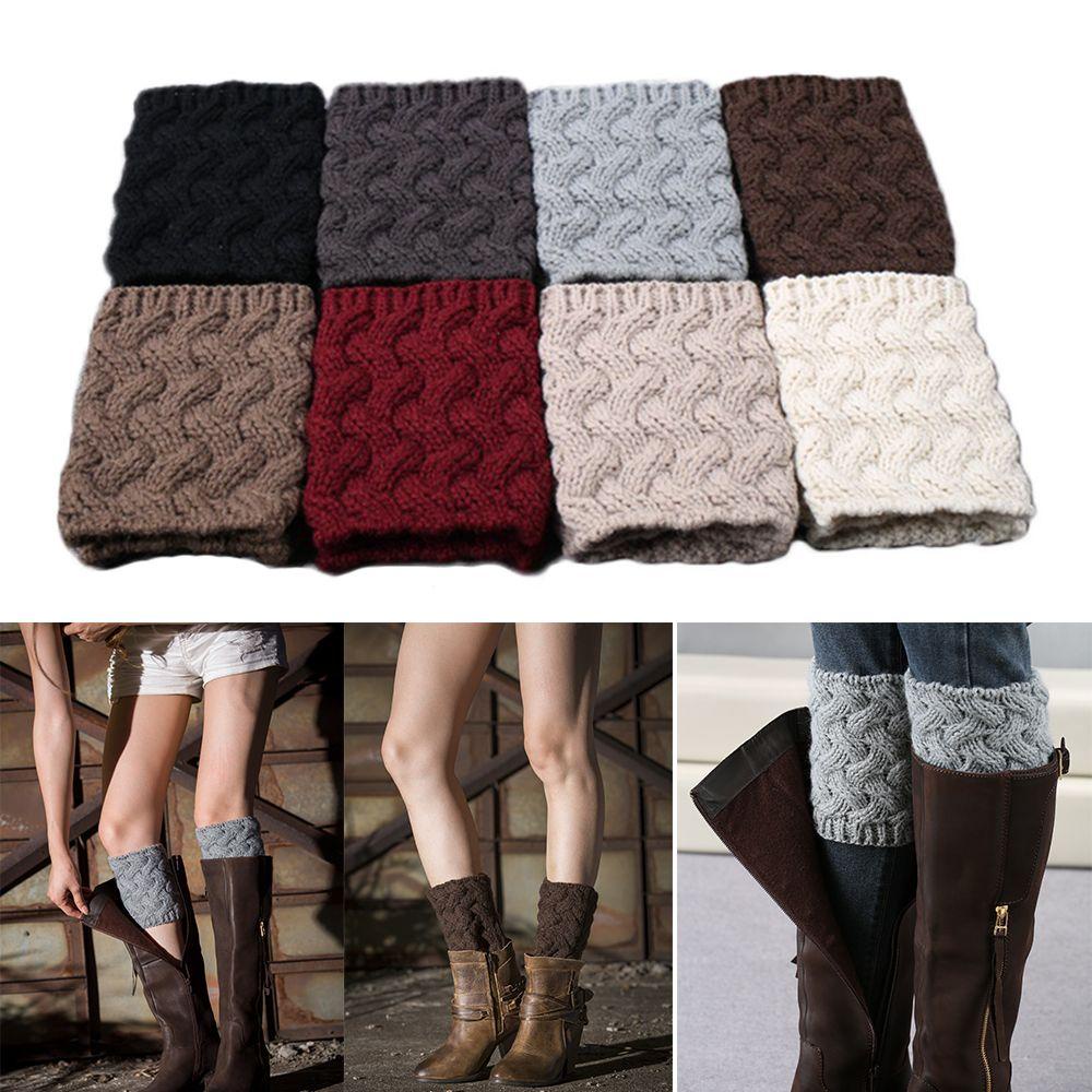 Vớ Ống Chân Dệt Kim Giữ Ấm Mắt Cá Chân Thời Trang