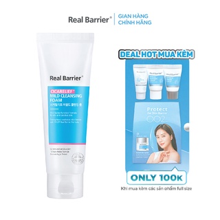 Sữa rửa mặt dạng bọt dịu nhẹ REAL BARRIER Cicarelief Mild Cleansing Foam 120ml