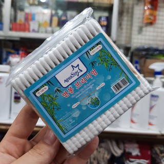 Tăm bông cao cấp AQUA STAR bịch 100 cây (mẫu mới)