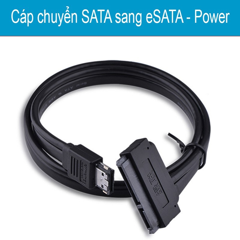 Cáp Power eSATA (eSATA + USB combo)