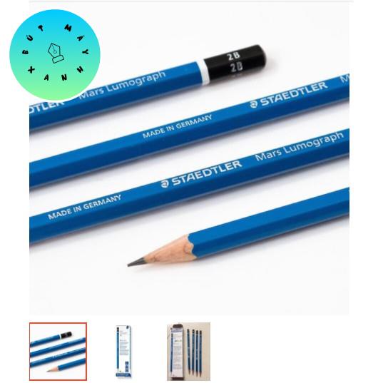 SALE NĂM MỚI-1 hộp bút chì STAEDTLER 100 -Đức xịn 2B, HB có 12 bút chì chất lượng cực tốt