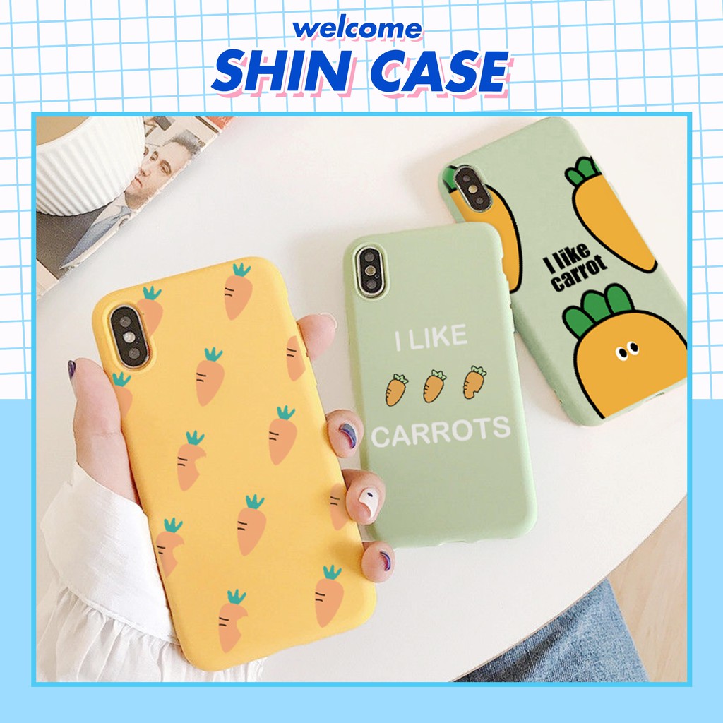 Ốp lưng iphone I Like Carrots TPU trơn dẻo mềm 6/6plus/6s/6splus/7/7plus/8/8plus/x/xr/xs/11/12/13/pro/max/plus/promax