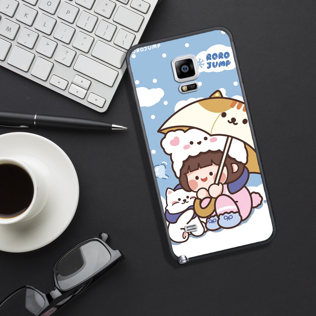 ỐP LƯNG SAMSUNG NOTE 3/NOTE 4/NOTE 5 , IN HÌNH ROROJUMP ĐỘC LẠ, DỄ THƯƠNG.