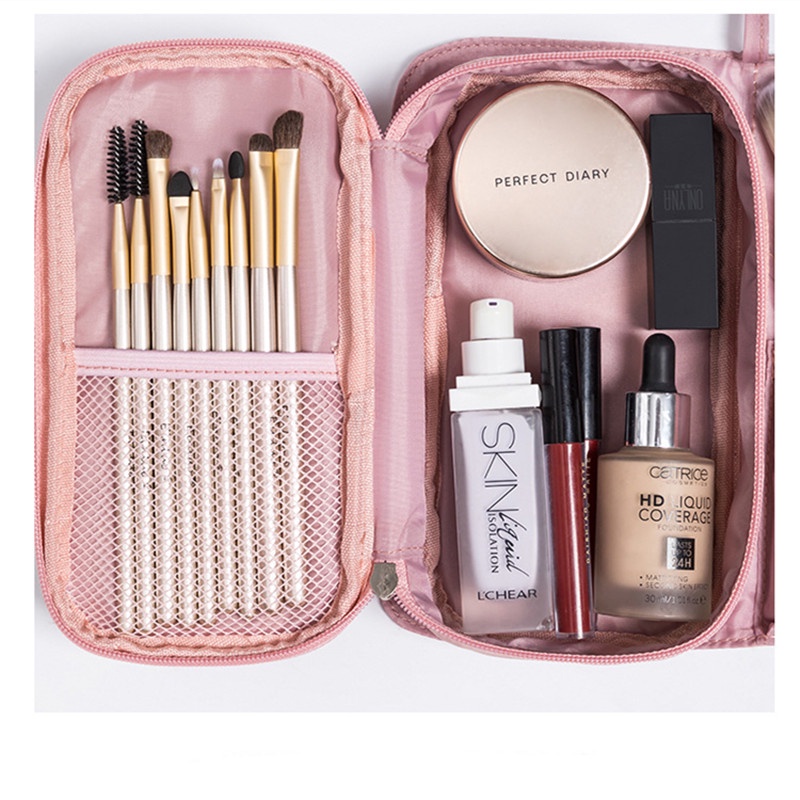 Túi Đựng Cọ Trang Điểm Bằng Nylon Chống Thấm Nước Đa Năng Tiện Dụng