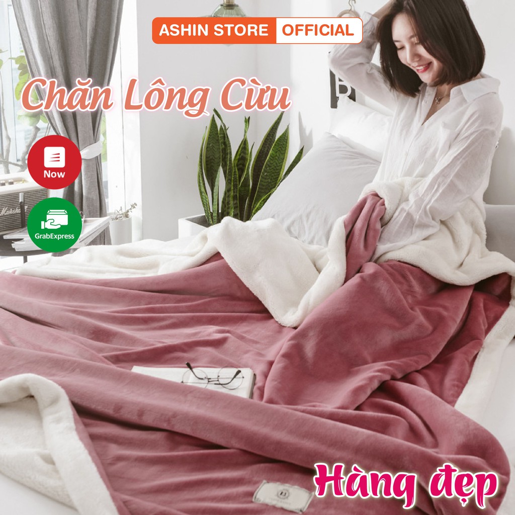 Chăn Lông Cừu ULTIMATE Xuất Hàn Kích Thước 2x2,3m Chất Liệu 100% Polyester Mềm Mại Cao Cấp 2 Lớp Siêu Ấm