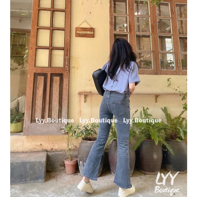 Áo sơ mi nữ kẻ đũi linen khuy lưng áo kiểu ULLZANG HOT HIT siêu xinh 3 màu freesize LYY BOUTIQUE | BigBuy360 - bigbuy360.vn