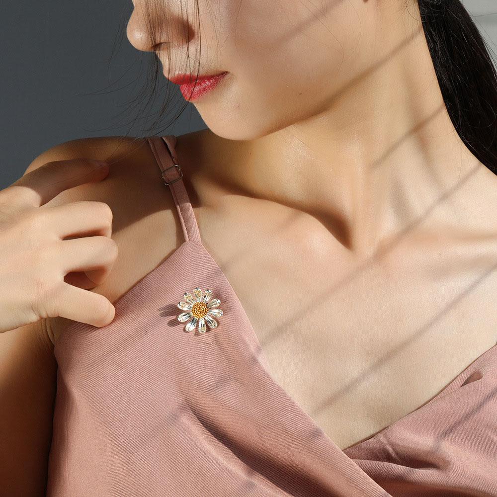 JARRED Trâm Cài Áo Hình Hoa Cúc Dễ Thương Dành Cho Nữ