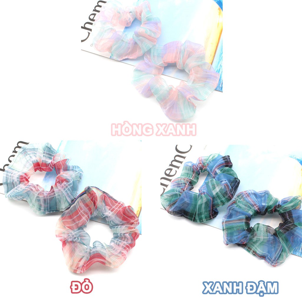 [Mã FAXANH245 giảm 10K đơn 50K] Cột tóc nữ scrunchies Organza CT70