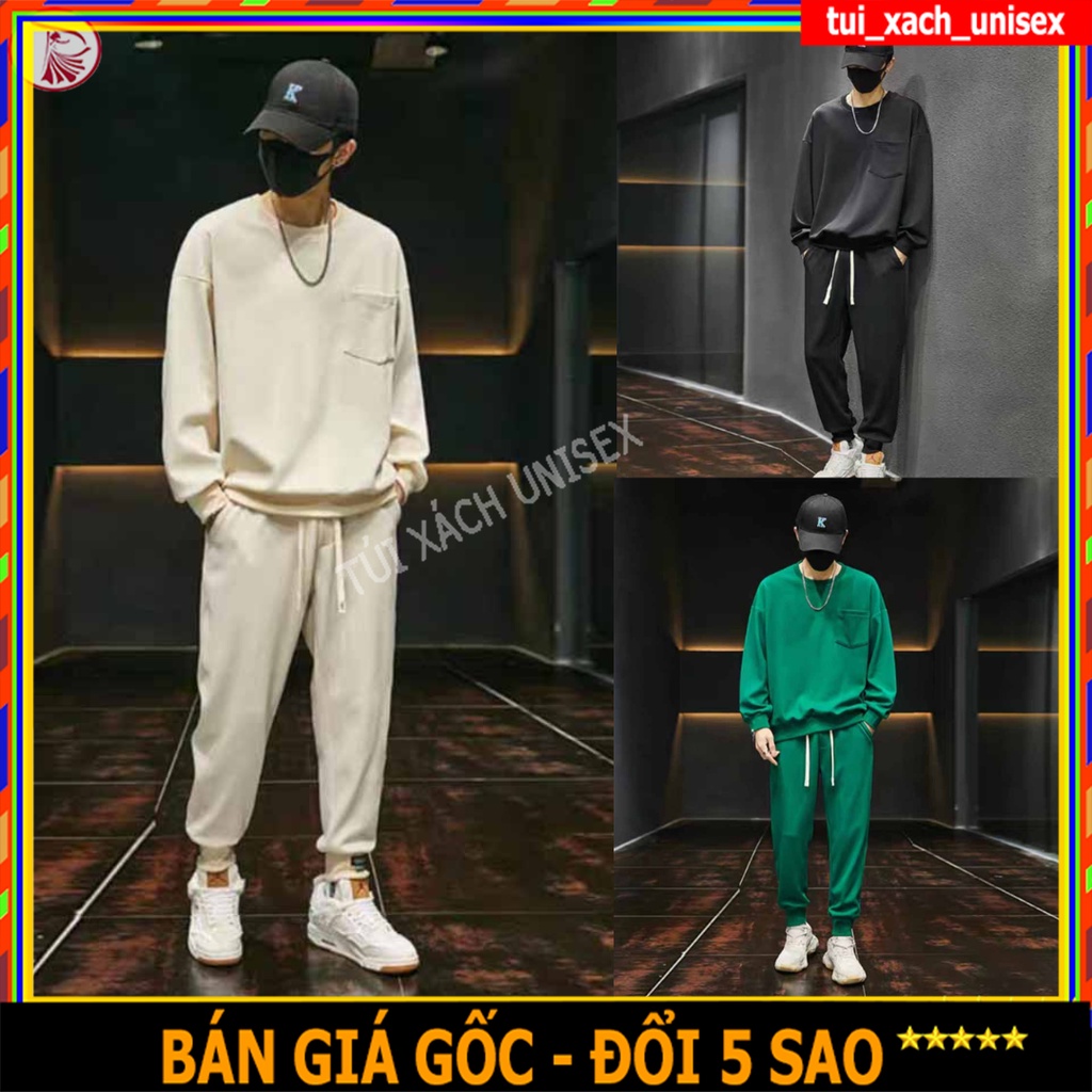 Bộ Thể Thao Nam Chất Nỉ 3 Màu Trẻ Trung Năng Động Thời Trang Cao Cấp SL