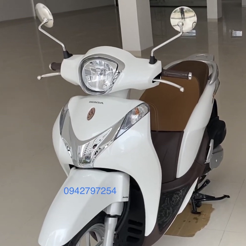 Sơn xe máy Honda SH Mode màu Trắng pha lê UW001-1K và UW001-2K Ultra Motorcycle Colors