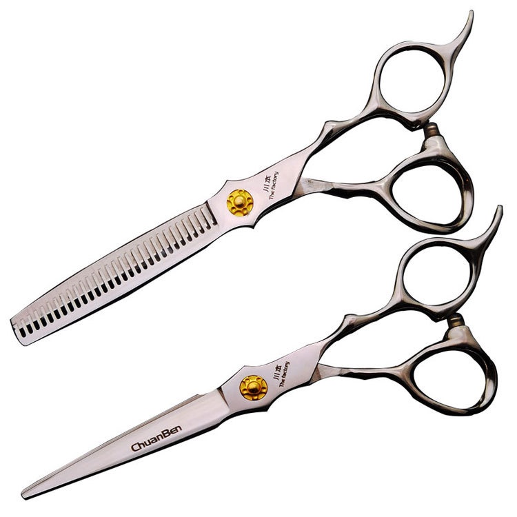 Kéo Cắt Tóc Răng Phẳng 6 Inch 7cr Chất Lượng Cao