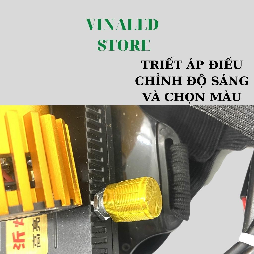 Đèn pin siêu sáng đèn kẹp bình ác quy  P160 tích hợp 3 màu ánh sáng trong 1 đèn chóa đèn 13.5cm