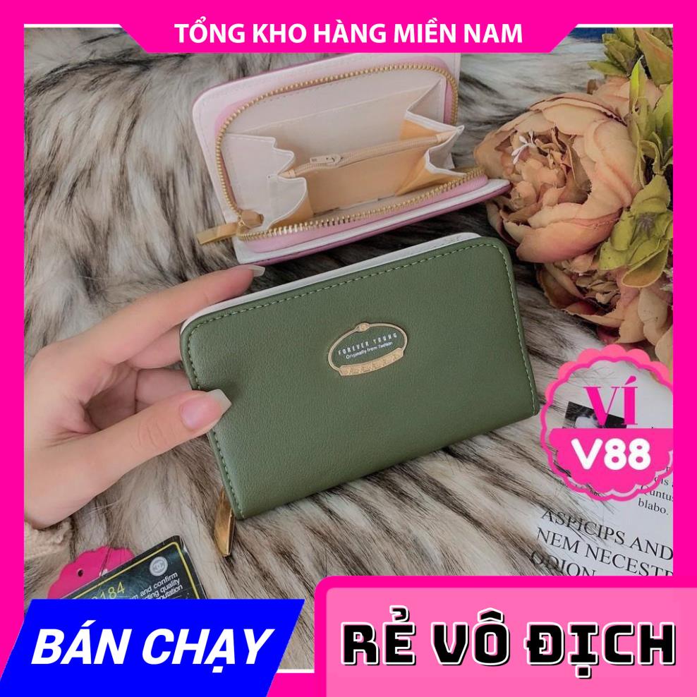 VÍ 1 KHÓA KÉO XINH XẮN CHUẨN QC ❤100% ẢNH THẬT❤