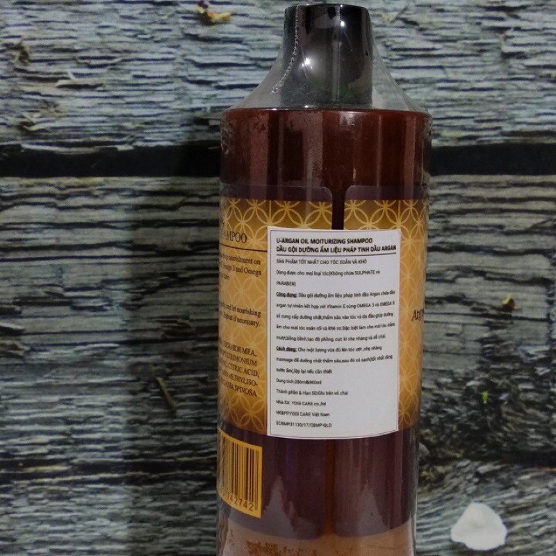Dầu gội mềm mượt Argan oil Yogi care 500ml