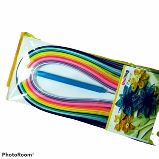 GIẤY CUỐN QUILLING LÀM THIỆP, LÀM TRANH/ GIẤY CUỐN KÈM DỤNG CỤ