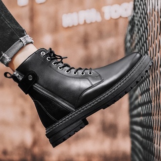 Giày Boot Nam Khóa Kéo COMBAT GN343