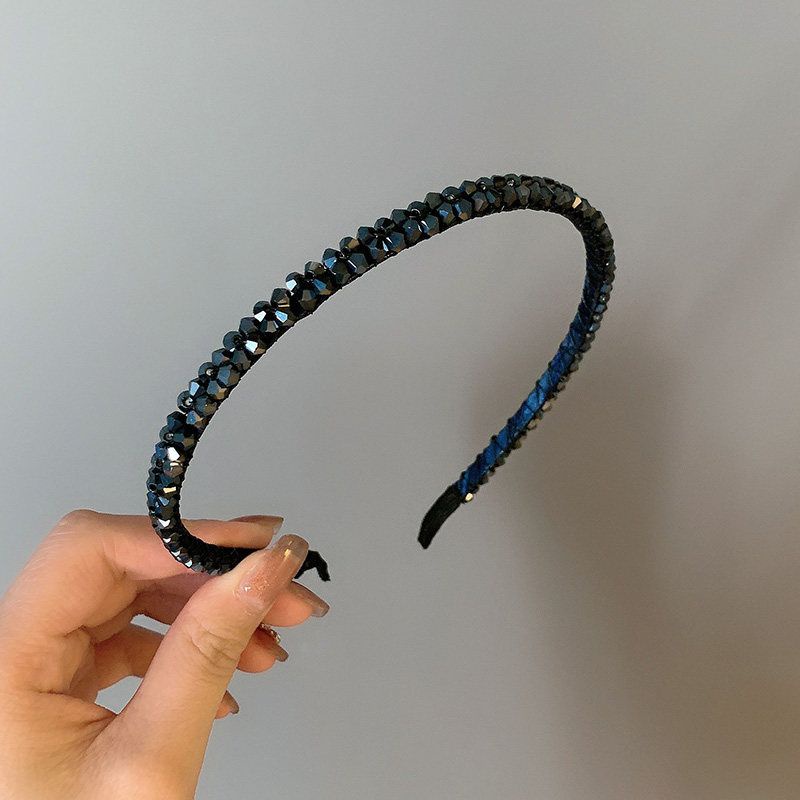 Băng đô cài tóc phối đá lấp lánh cao cấp - Gom.phukienthoitrang