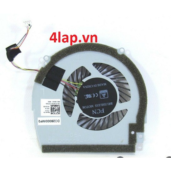 Thay Quạt tản nhiệt CPU laptop Dell Inspiron 15 7566 7567 14 7466 7467