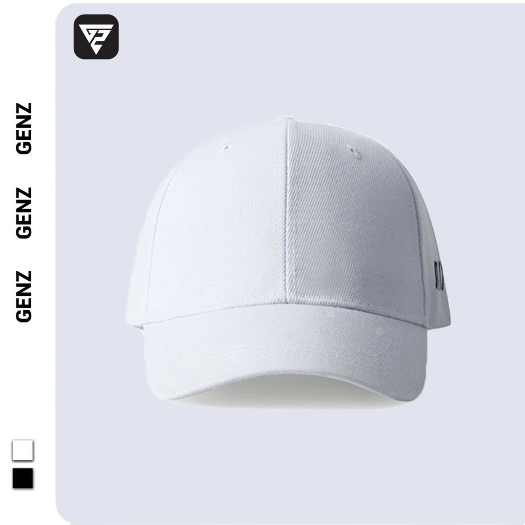 Nón kết lưỡi trai nhung gân tăm Unisex GENZ phong cách Ulzzang cho bạn nam, nữ năng động