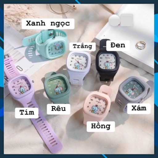 Đồng hồ U-SHOCK ULZZANG chú voi con cho bé hàng xịn xò