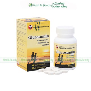 Viên uống hỗ trợ xương khớp, giảm đau nhức xương, ngừa viêm khớp GLUCOSAMIN chai 60 viên