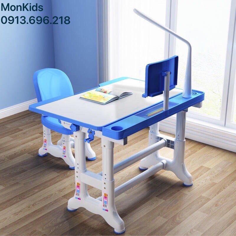 ( Rẻ Vô Địch ) Bàn Ghế Học Sinh Chống Gù, Chống Cận M4 ( Tặng kèm Đồng Hồ+ Giá đọc sách ) | BigBuy360 - bigbuy360.vn