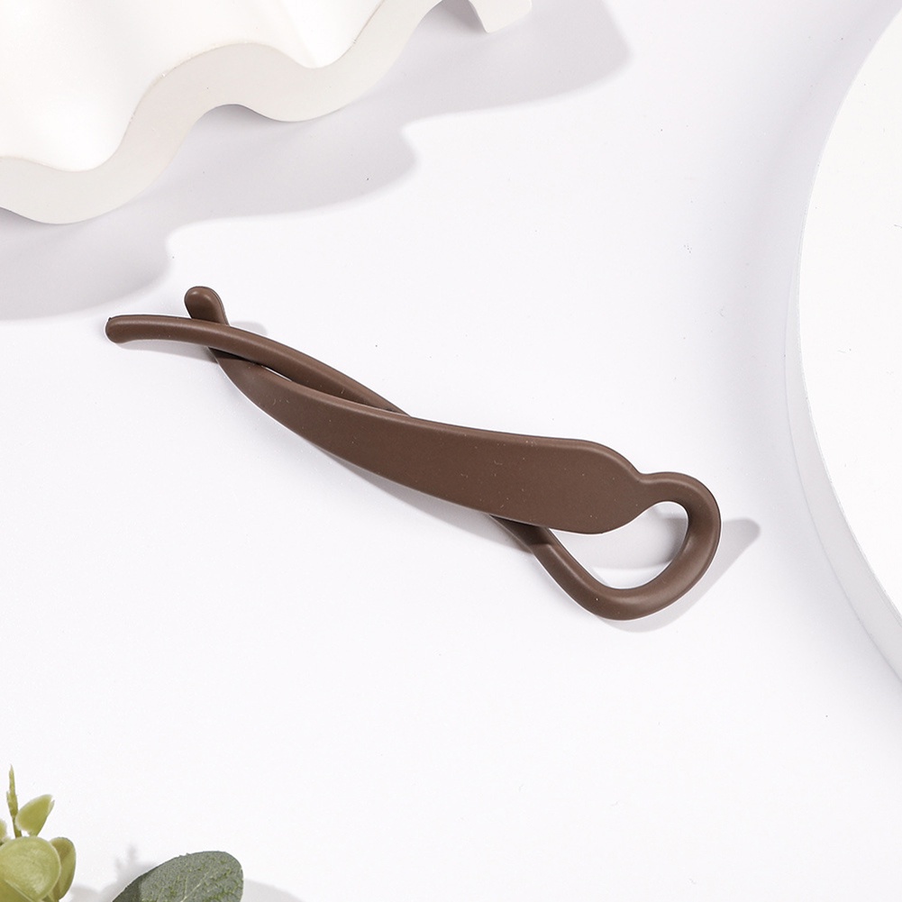 Kẹp Tóc Càng Cua Màu Trơn Bằng Acrylic Thời Trang Cho Nữ