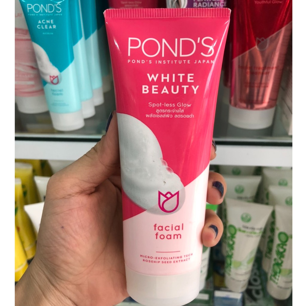 Sữa Rửa Mặt Trắng Hồng Ponds White Beauty 100g