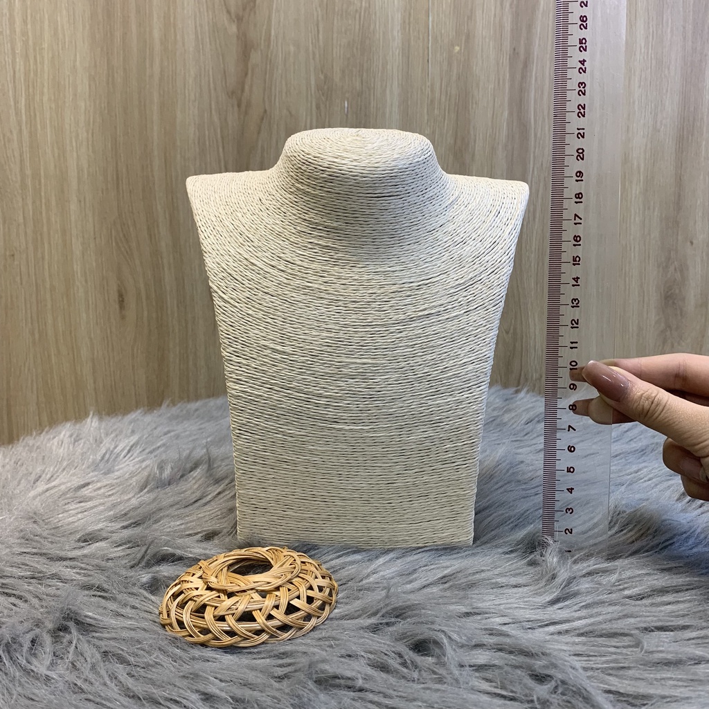 Tượng cổ bằng vải bố trưng bày dây chuyền dây đeo cổ HÀNG CAO CẤP