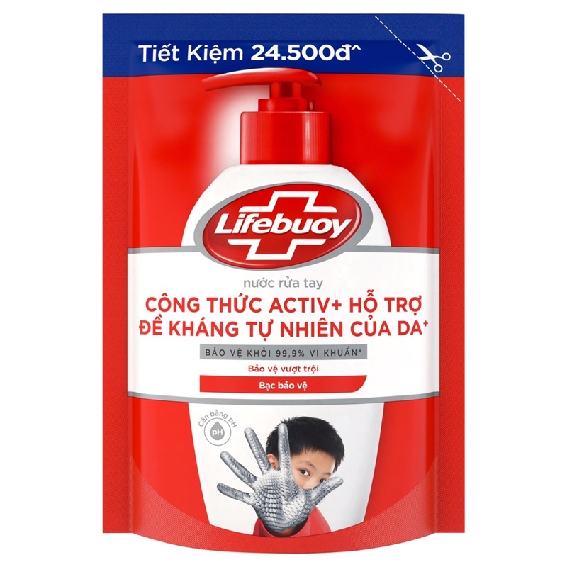 TÚI NƯỚC RỬA TAY LIFEBUOY 450g