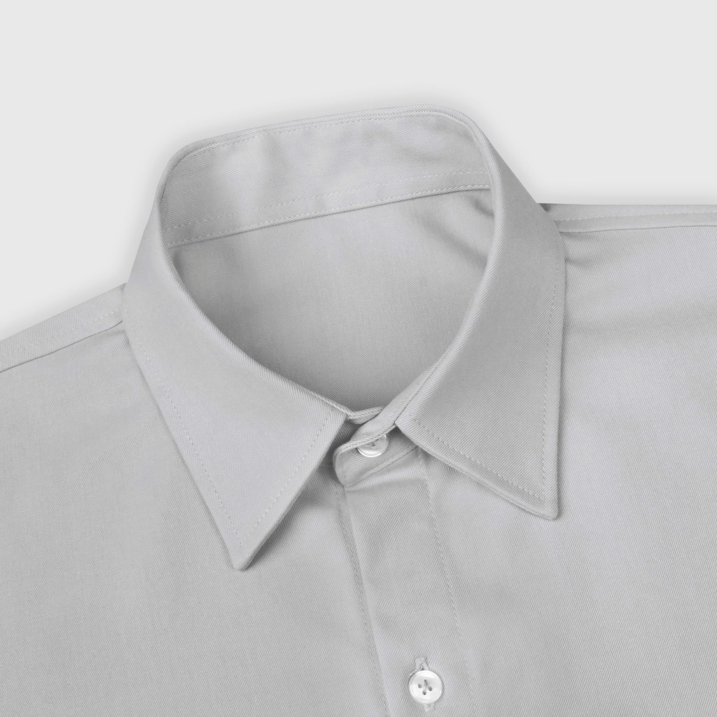 Grimm DC Áo Ivory 14th shirt a.k.a Sơ mi 14th // Metal gray